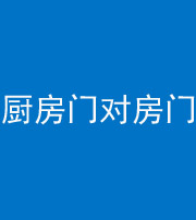 四平阴阳风水化煞九十五——厨房门对房门